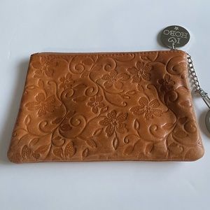 Hobo coin purse leather.